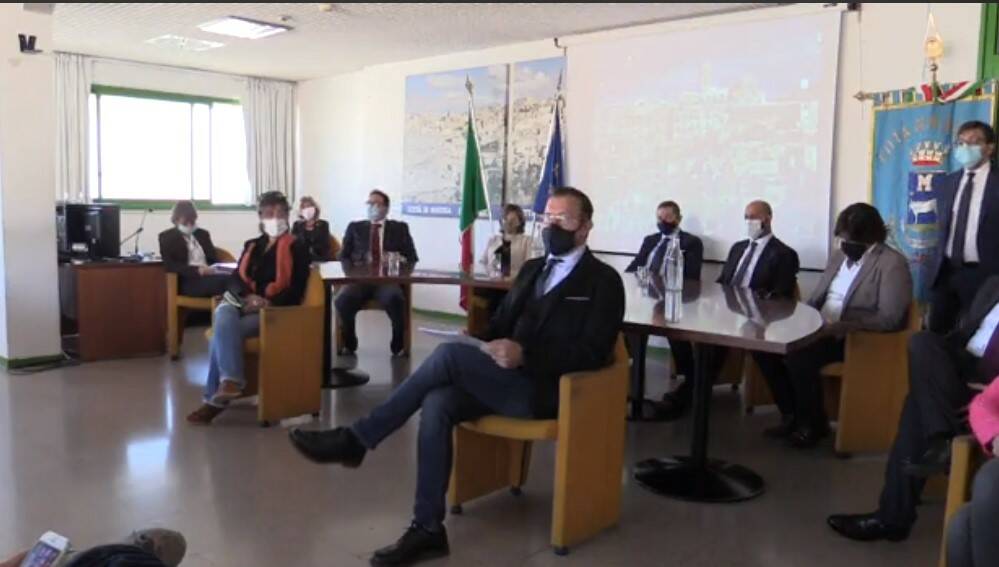 Matera, il sindaco Bennardi presenta la nuova giunta comunale