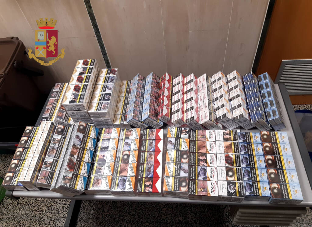 Matera, Polizia sequestra sigarette di contrabbando