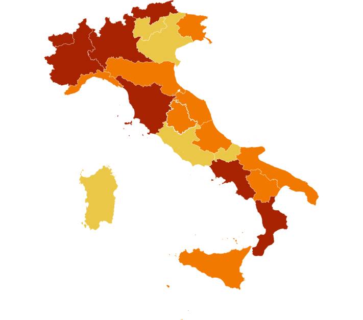 Coronavirus, la Campania è zona rossa e anche la Toscana: De Luca su tutte le furie