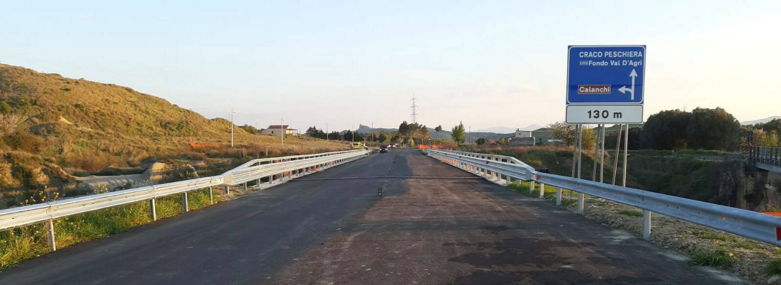 Aperto anche in direzione Craco il nuovo ponte sulla ex strada statale 176
