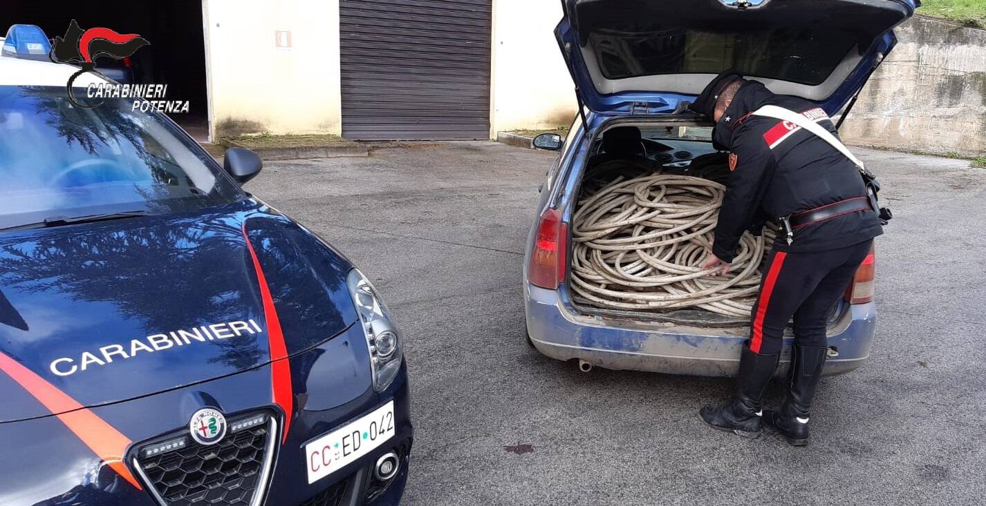 Operazione carabinieri furti cavi rame