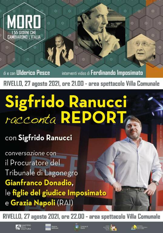 Sigfrido Ranucci a Rivello per raccontare le più grandi inchieste di Report