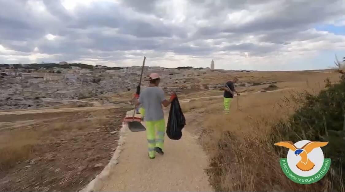 Matera, pulizia straordinaria di Murgia Timone: intensificati i controlli contro abbandono di rifiuti