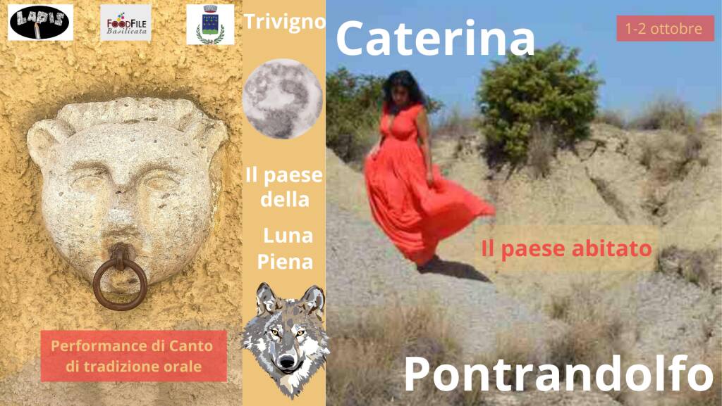 Caterina Pontrandolfo dona il suo canto per Trivigno