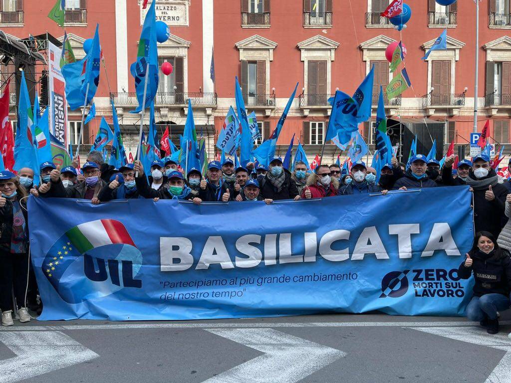 Uil Basilicata a sciopero generale