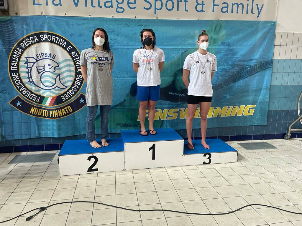 Nuoto Pinnato, quattro atleti lucani brillano ai campionati italiani