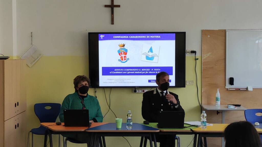 Legalità, all’Istituto Minozzi Festa di Matera un incontro con il maggiore dei carabinieri Di Sario