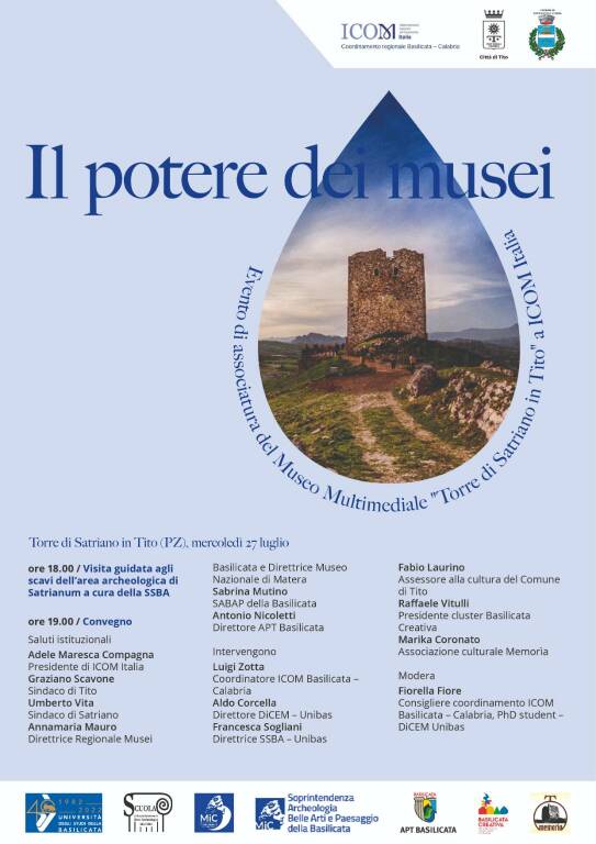 Il Museo Multimediale Torre di Satriano aderisce a Icom Italia