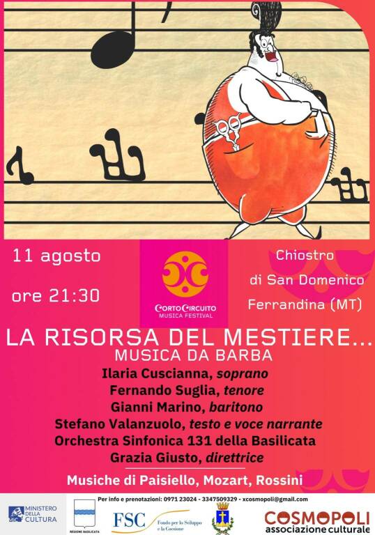 L’Orchestra 131 della Basilicata presenta “La risorsa del mestiere…musica da barba”