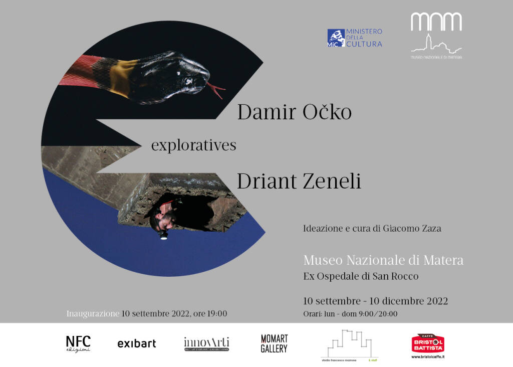 Damir Očko e Driant Zeneli in mostra a Matera con Exploratives