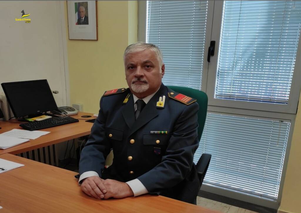 Lucio Buongiovanni, comandante Guardia di Finanza di Maratea