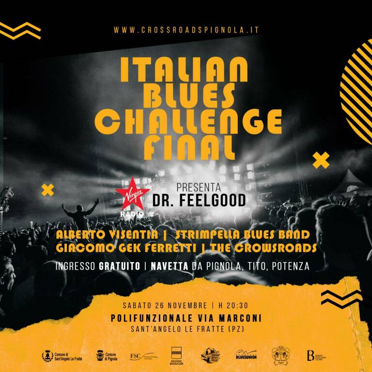 Italian Blues Challenge, il 26 novembre la finale nazionale a Sant’Angelo Le Fratte