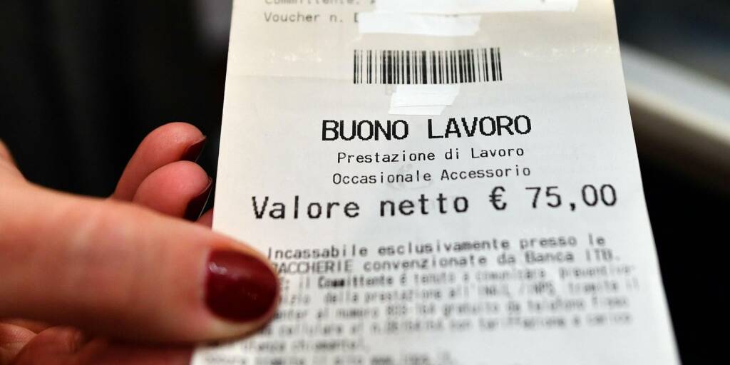 Tornano i ‘voucher’ lavoro: a chi sono destinati