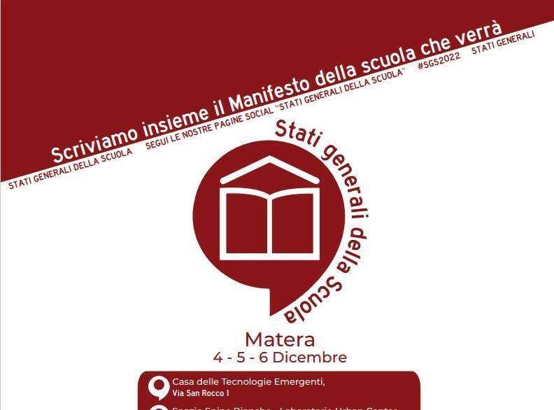 A Matera gli Stati Generali della Scuola