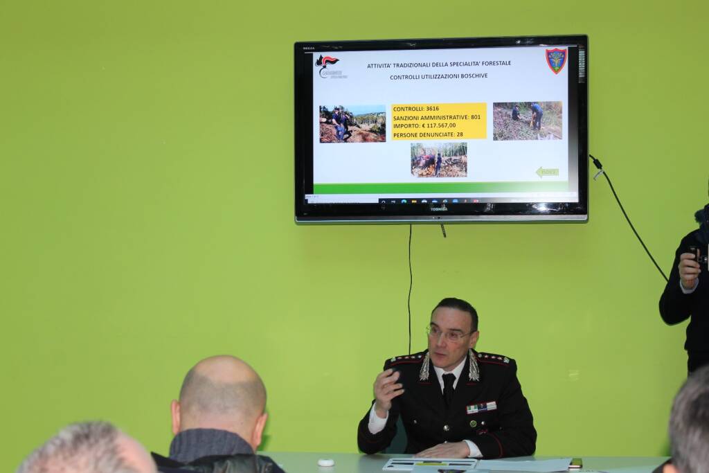 Carabinieri forestali, in Basilicata 55mila controlli e 580 denunce nel 2022
