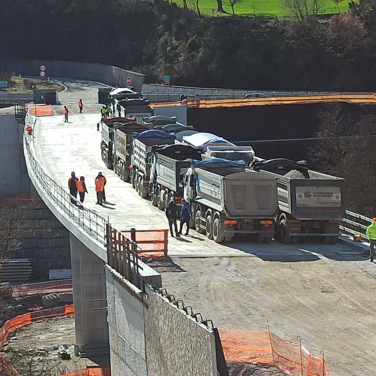 Tito-Brienza, effettuata la prova di carico sul viadotto