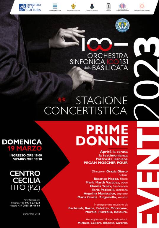 L’Orchestra Sinfonica 131 della Basilicata presenta “Prime donne”