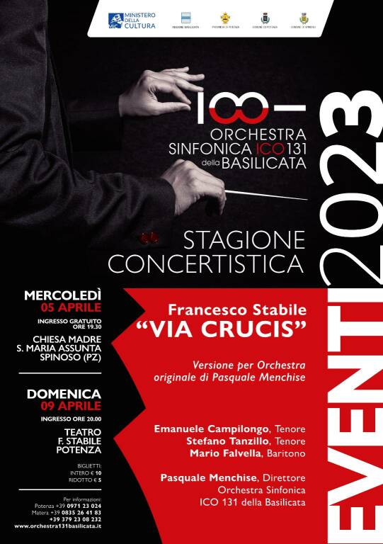Con la “Via Crucis” di Francesco Stabile l’Orchestra Sinfonica 131 celebra la Pasqua in Basilicata