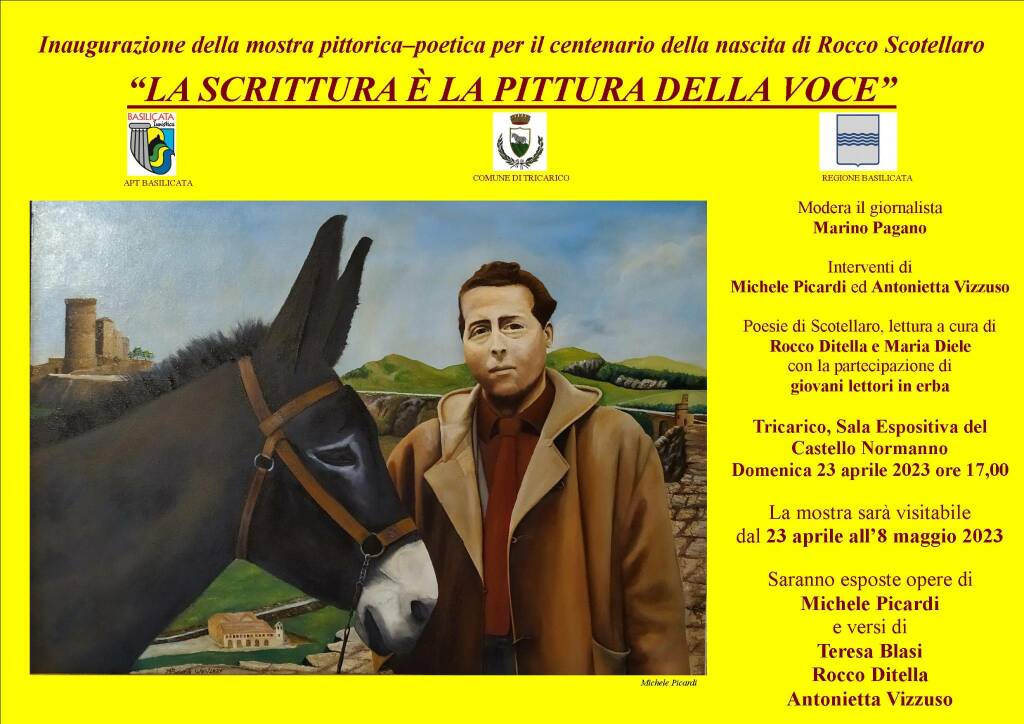 Centenario Rocco Scotellaro, a Tricarico una mostra pittorico poetica