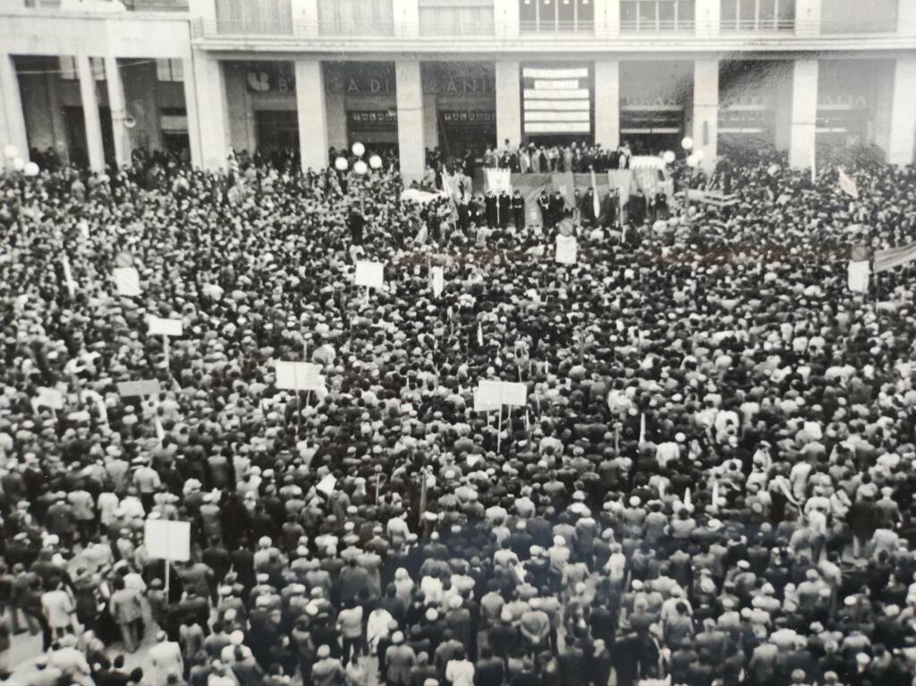 Manifestazione sindacale Potenza 1978