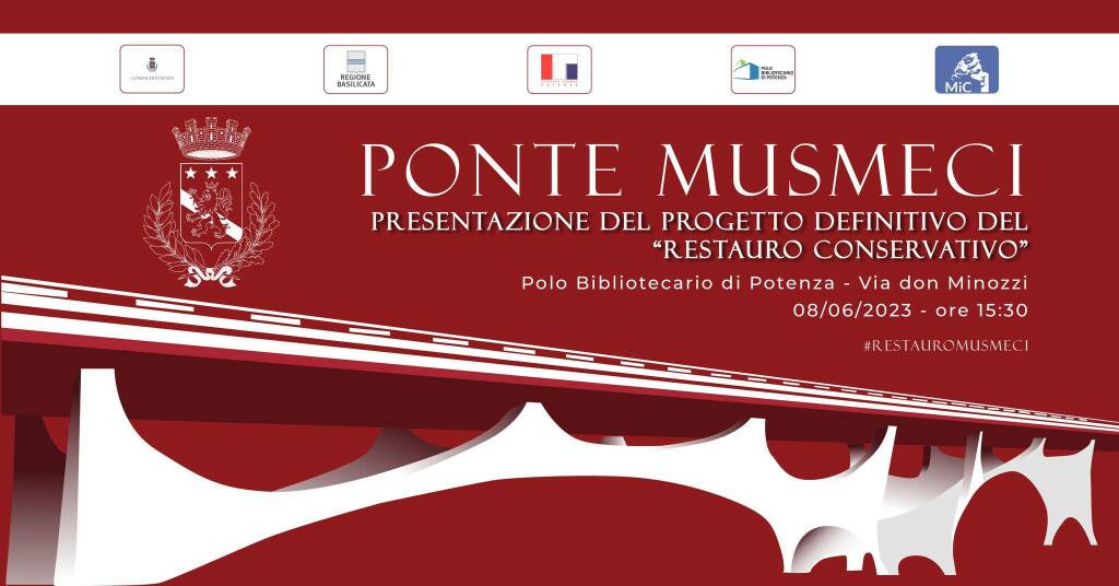 Potenza, restauro conservativo del Ponte Musmeci: presentazione del progetto
