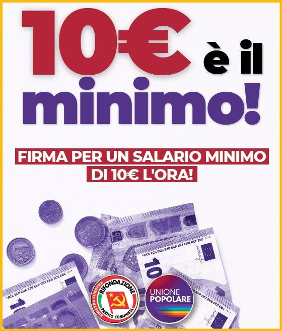 Salario minimo, anche in Basilicata parte la raccolta firme