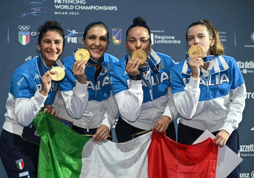 Mondiali di scherma, l’Italia prende il volo: è oro nel fioretto femminile