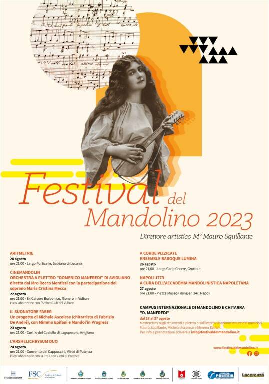 Festival del Mandolino, dal 20 al 27 agosto in Basilicata