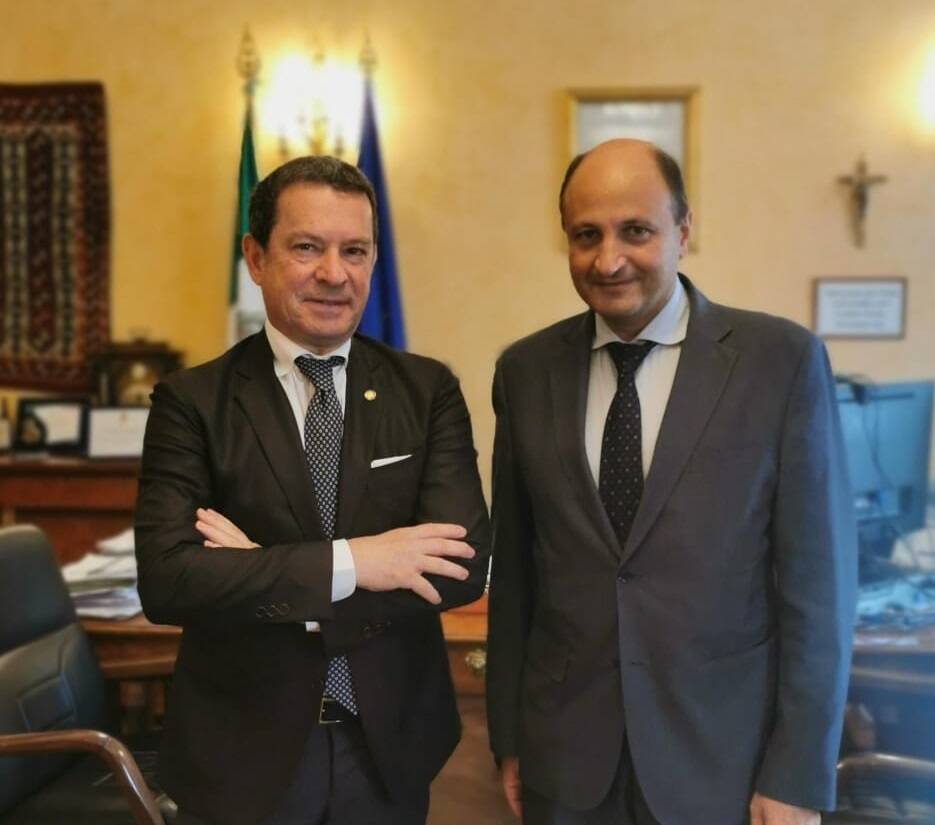 Il nuovo Dirigente della Casa Circondariale di Potenza Paolo Pastena  incontra il Prefetto di Potenza Michele Campanaro