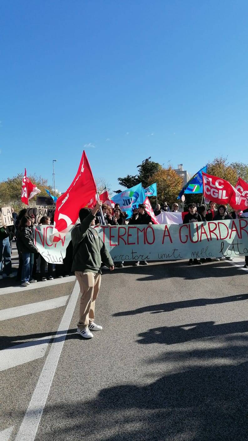 Manifestazione studenti lucani