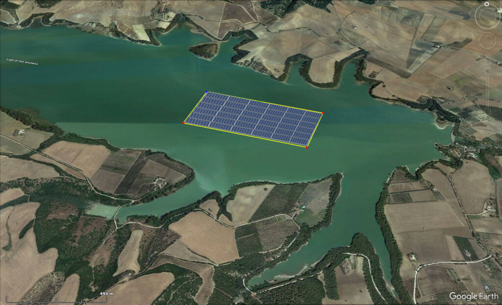 No al fotovoltaico galleggiante sulla diga di San Giuliano