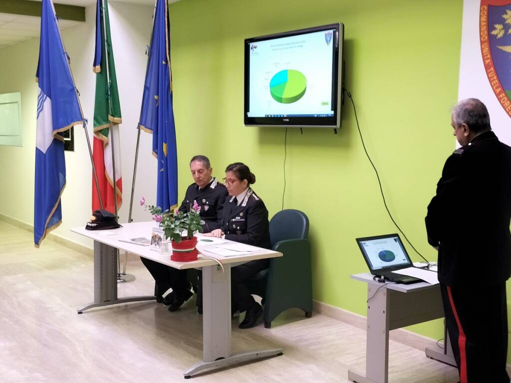 Carabinieri forestali Basilicata, nel 2023 sono stati 58mila i controlli ambientali con 160 interventi al giorno