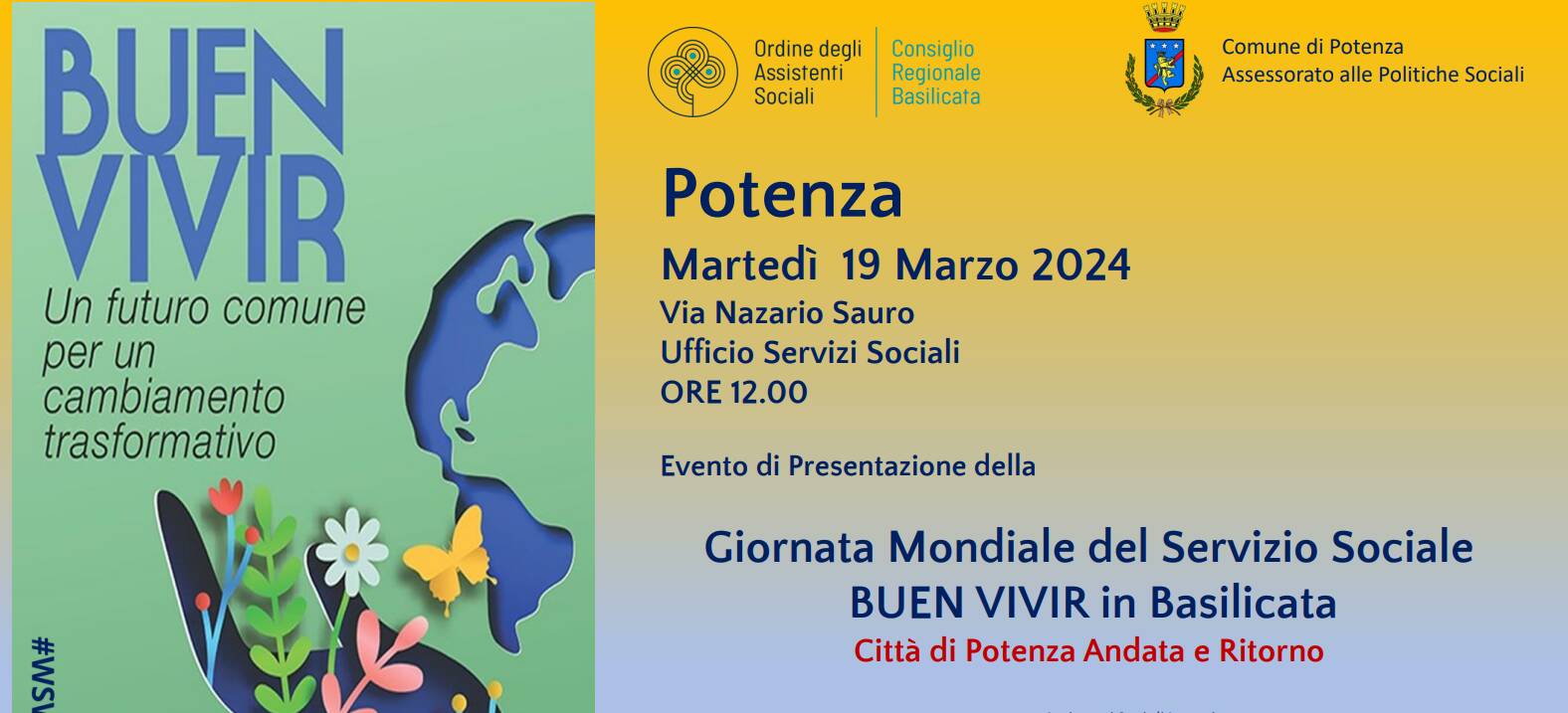 Giornata Mondiale del Servizio Sociale Buen Vivir in Basilicata