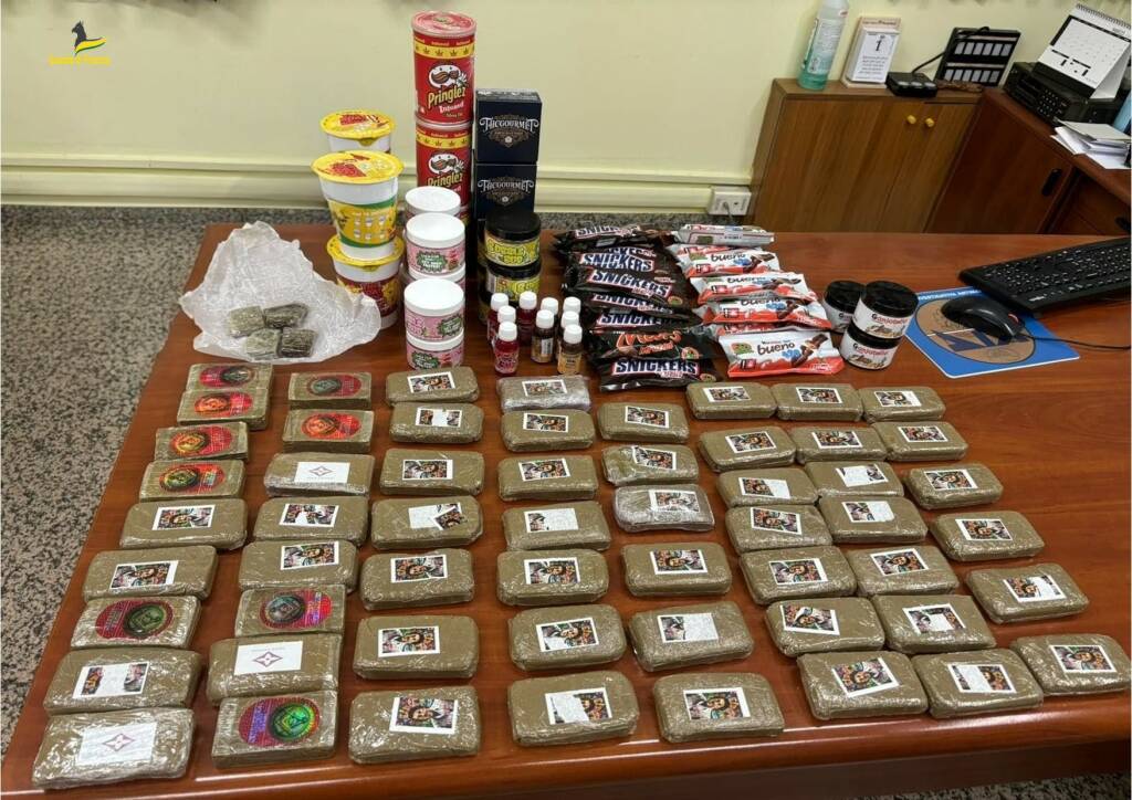 Droga arrivata dalla Spagna a Potenza, il Gico sequestra 6 chili di hashish e snack alla cannabis: arrestato un 21enne