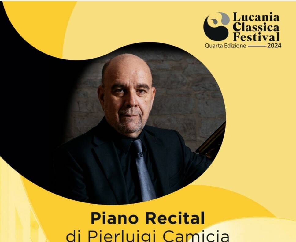 Lucania Classica Festival, a Potenza il concerto del pianista Pierluigi Camicia