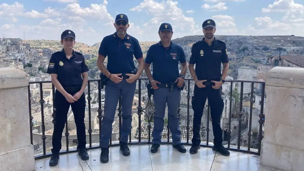 A Matera arriva la Polizia spagnola: in pattuglia con colleghi italiani