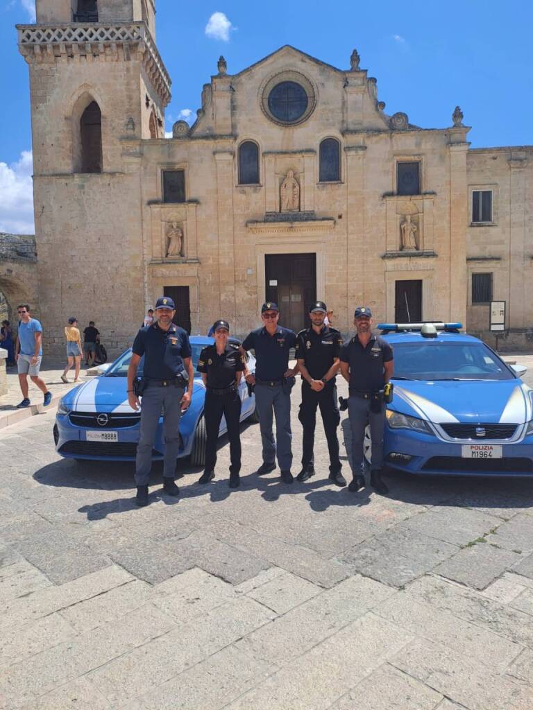 Polizia Matera e Policia Nacional