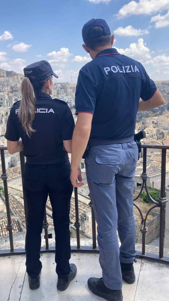 Polizia Matera e Policia Nacional