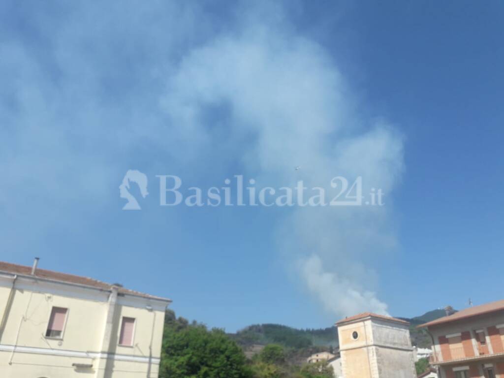 Barile, dopo l'incendio