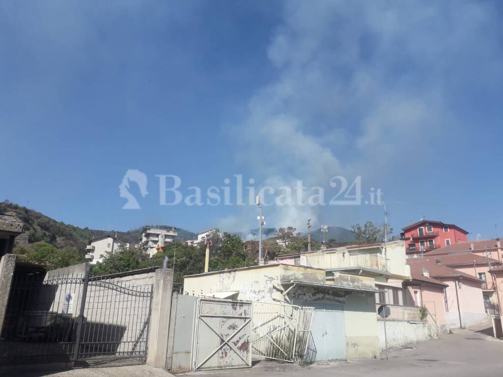 Barile, dopo l'incendio